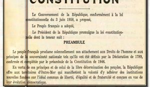  La constitution de 1958
