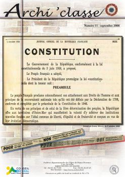 Archi'classe - La constitution de 1958