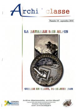 La bataille des Alpes : guerre en Ubaye 10-25 juin 1940