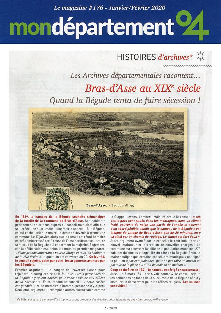 Bras-d'Asse au XIXe siècle