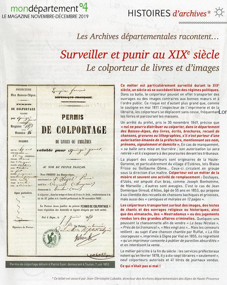 Surveiller et punir au XIXe siècle