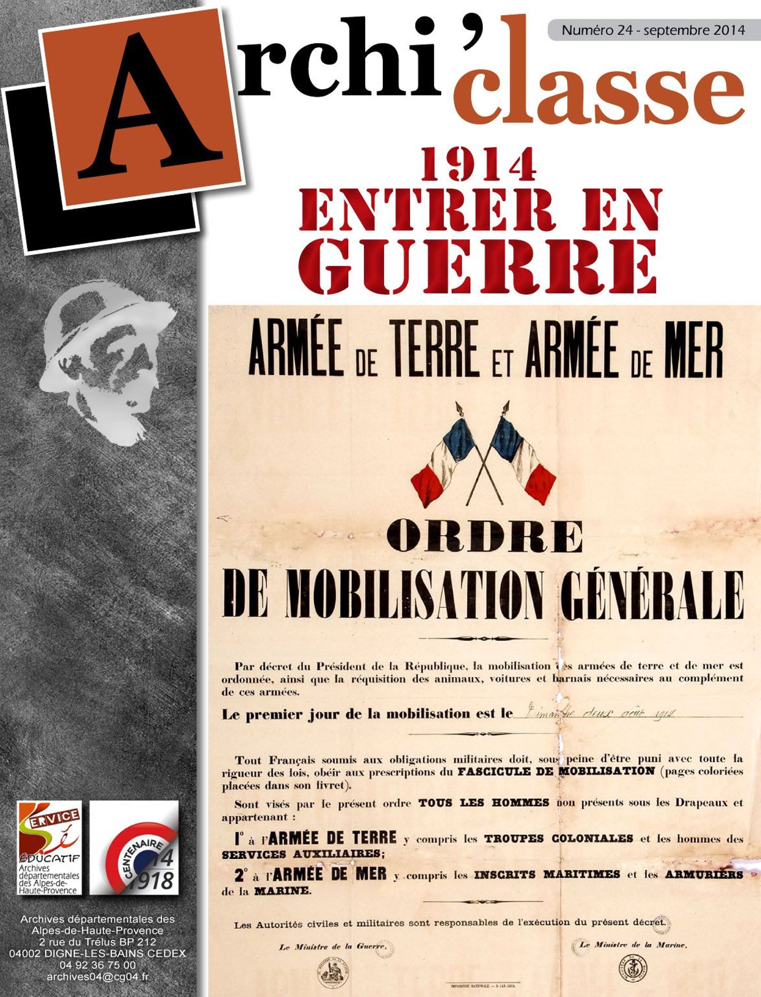 Archi'classes - Entrer en guerre 1914
