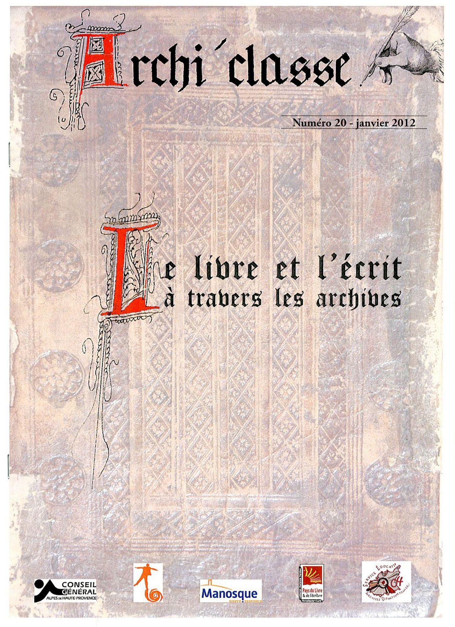 Archi'classes - Le livre et l'écrit à travers les Archives