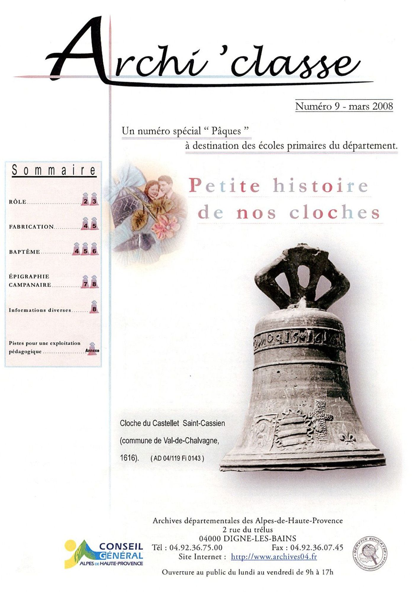 Archi'classes - Petite histoire de nos cloches
