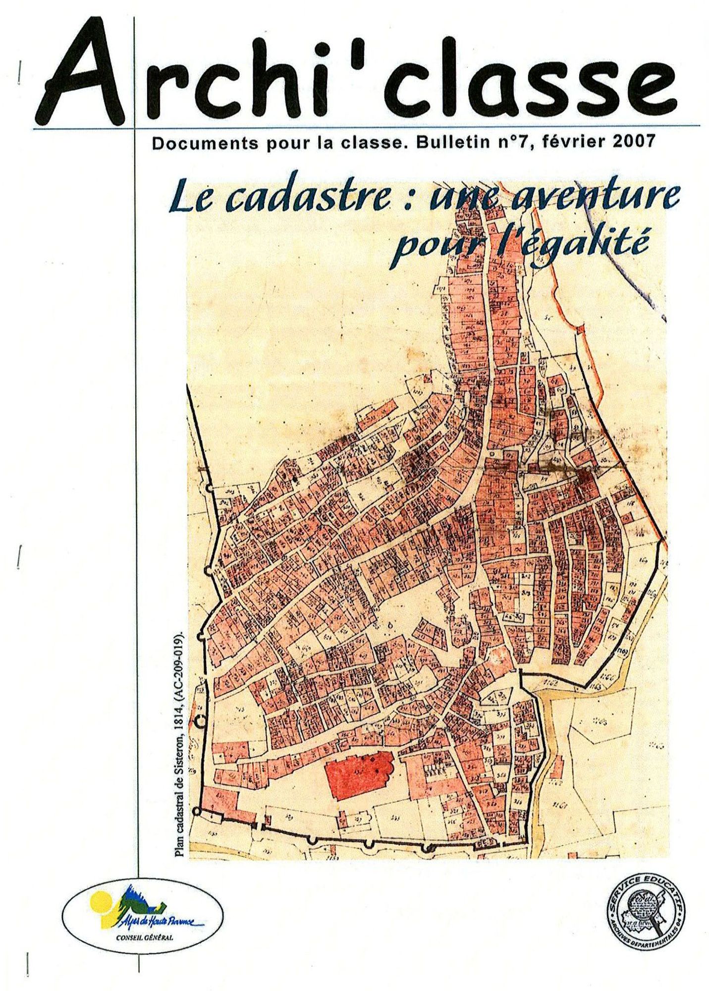 Archi'classes - Le cadastre : une aventure pour l'égalité